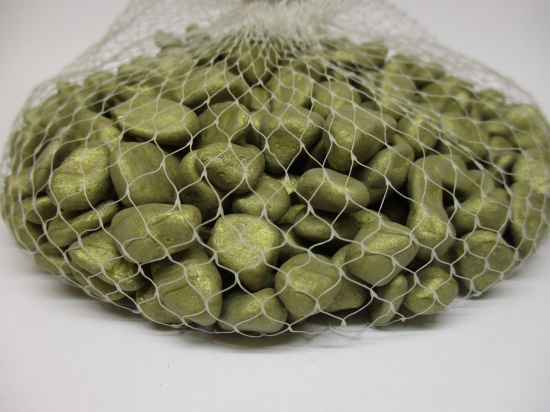 Stone Pebbles +/-450g Gold