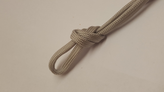 Paracord 5x3mm lt Grey 10m