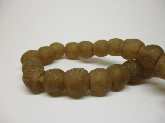 Ghana Bottle powder Trade African Beads 54cm 12mm