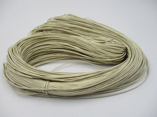 WAX CORD 1MM +/- 70M NATURAL