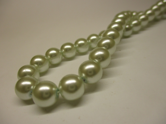 Czech Glass Pearls 8mm White +/-75pcs