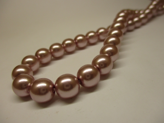 Czech Glass Pearls 8mm Lt Purple +/-75pcs