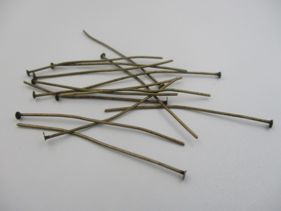 Head Pin 45mm (BZ) +/-100pcs