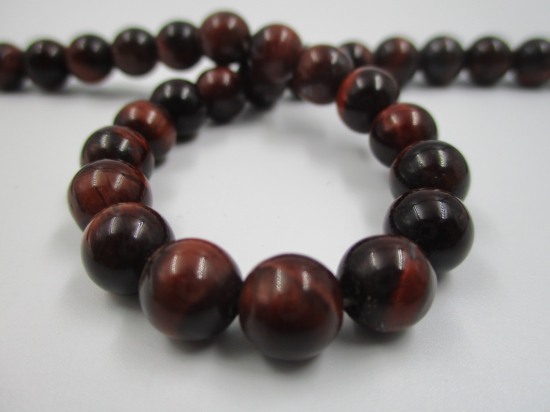 Tiger Eye Red 8mm +/-45pcs