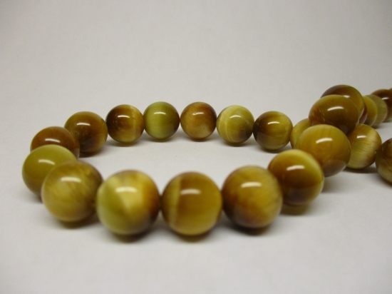 Tiger Eye 6mm +/-62pcs Yellow