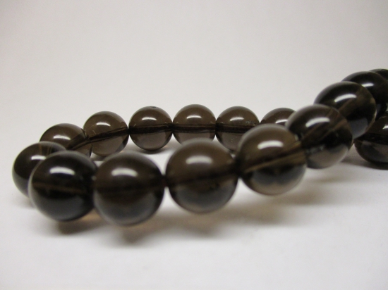 Smoky Quartz 8mm +/-46pcs