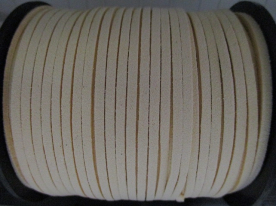 Flat Suede Cord 2.5mm  Peach 90m