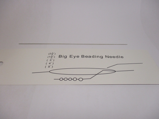 Big Eye Beading Needle 1pcs 7.5cm