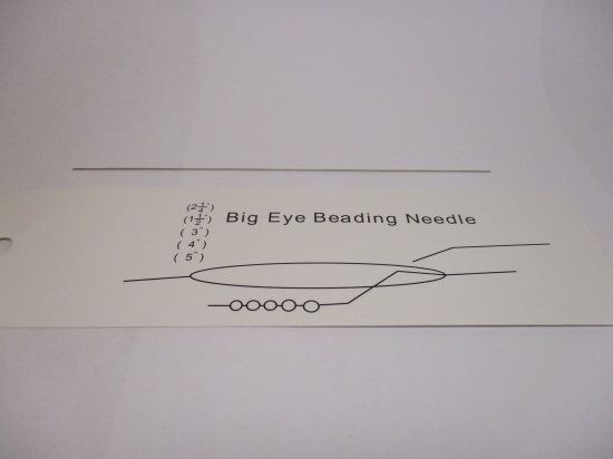 Big Eye Beading Needle 1pcs 7.5cm