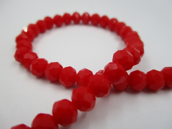 Crystal Disc 6mm Op Lt Red +/-90pcs