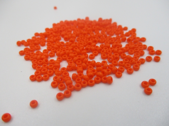 Miyuki Round 15/0 Opaque Orange (RR15-406) 7.2g
