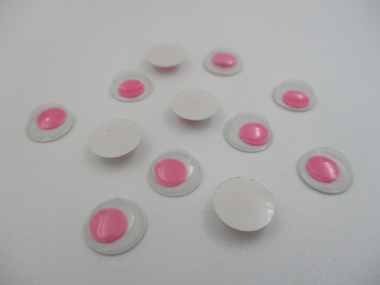 Googly Eyes 18mm +/-20pcs Pink