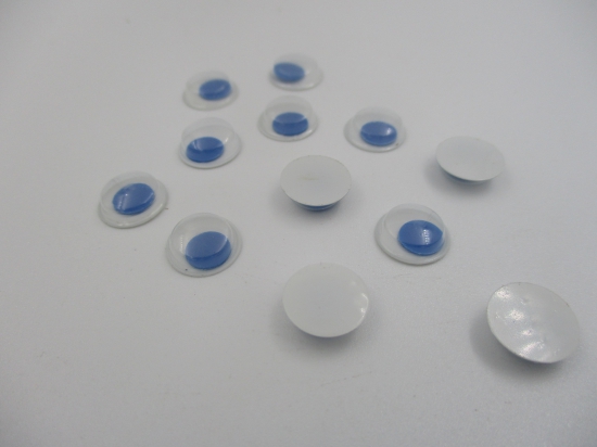 Googly Eyes 15mm +/-25pcs Blue