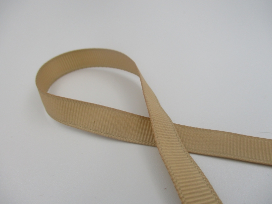 Petersham Ribbon 10mm Lt Brown 1m