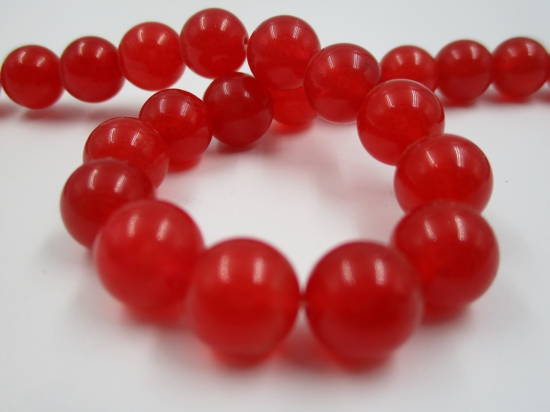 Red Jade 10mm +/- 38pcs