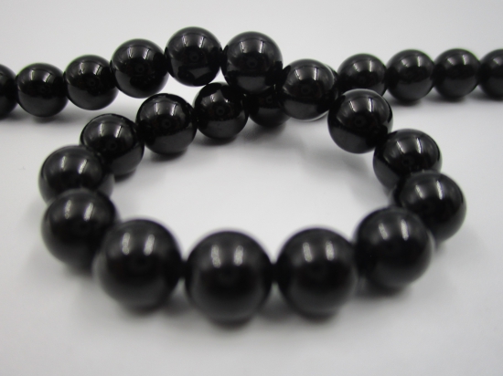 Tourmaline Black 8mm +/-45pcs