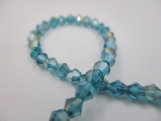 Crystal BIC 4mm Sea Green Ab+/-100pcs