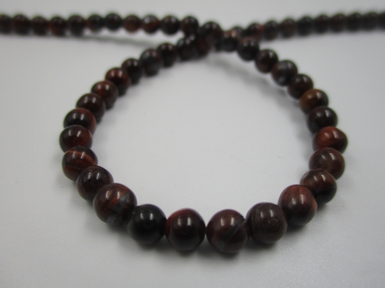 Tiger Eye Red 4mm +/-90pcs