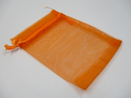 ORGANZA BAGS 10PCS 7X9CM ORANGE