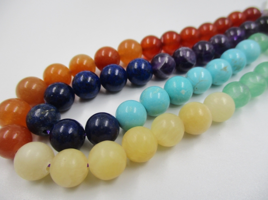 Chakra Mix 8mm +/-46pcs