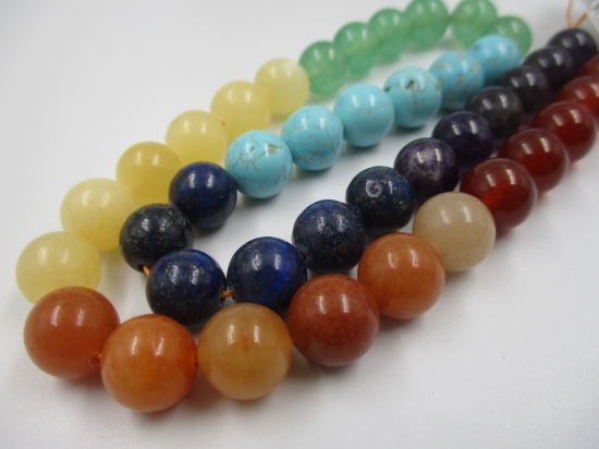 Chakra Mix 10mm +/- 37pcs