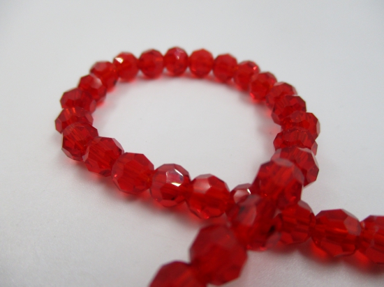 Crystal Round 6mm Red +/-90pcs