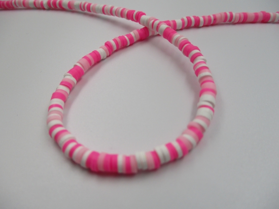 Polymer Clay Disc 4mm  40cm Mix 9