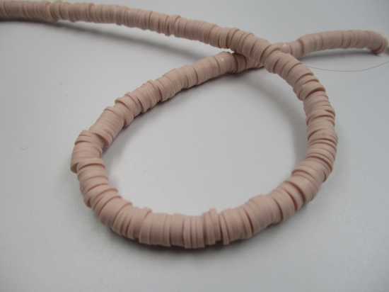 Polymer Clay Disc 6mm 40cm Dusty Pink