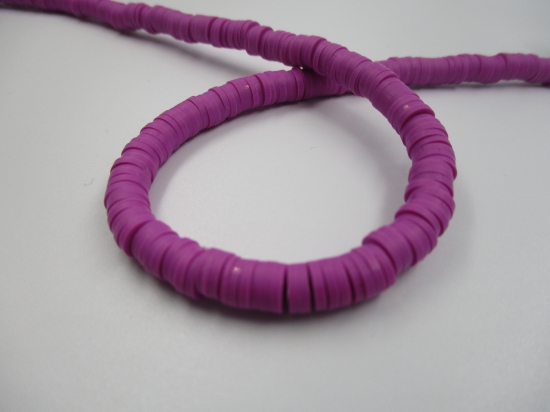 Polymer Clay Disc 6mm 40cm Grape