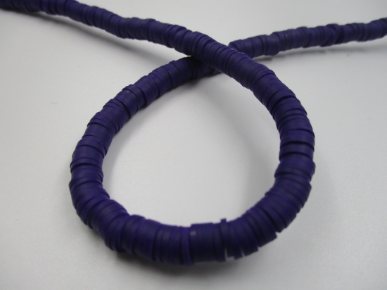 Polymer Clay Disc 6mm 40cm Royl Purple