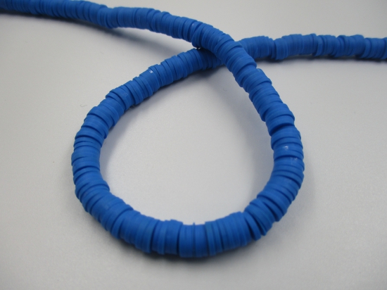 Polymer Clay Disc 6mm 40cm Lt Royl Blue