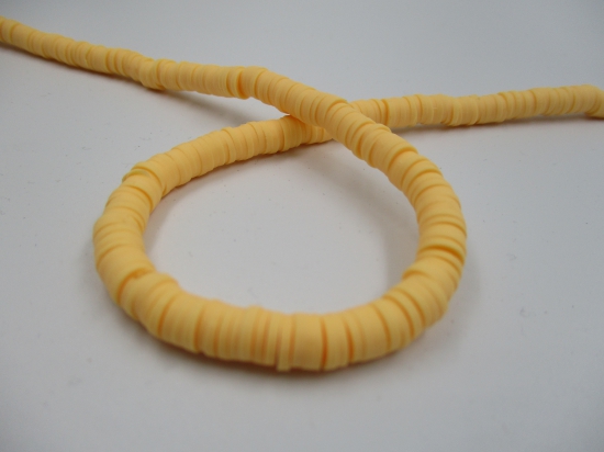 Polymer Clay Disc 6mm 40cm Orange Peach