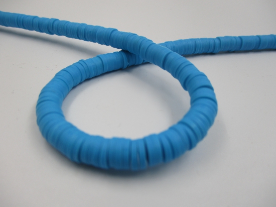 Polymer Clay Disc 6mm 40cm Sky Blue