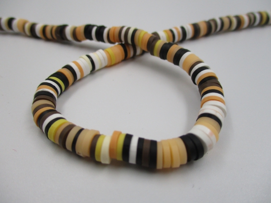 Polymer Clay Disc 6mm 40cm Mix 4
