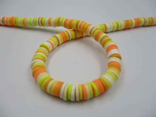 Polymer Clay Disc 6mm 40cm Mix 7