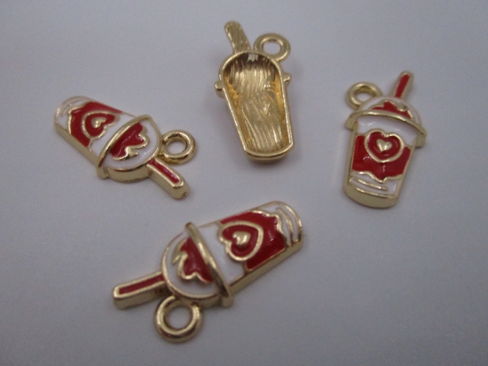 Charm Drink 4pcs Red