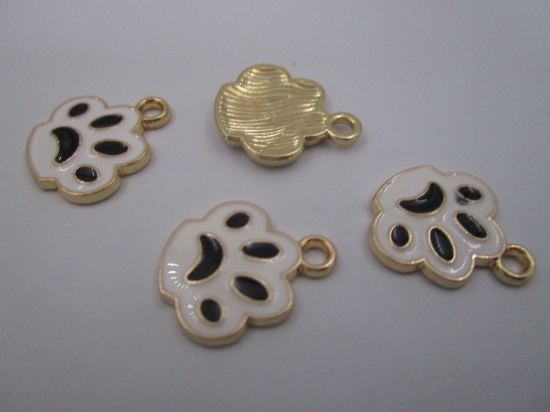 Charm Paw 4pcs Black