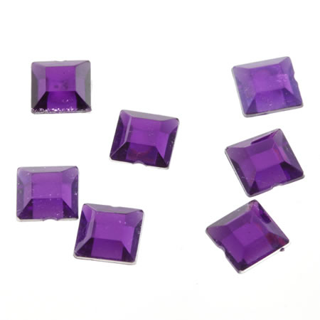 RHINE 8X8MM SQR PURP 400PCS