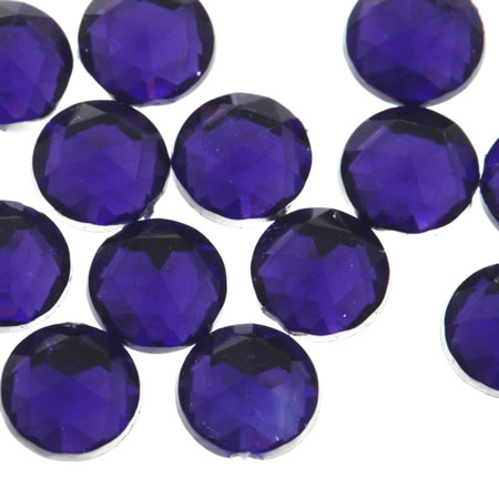 RHINE 6MM RND PURP 500PC