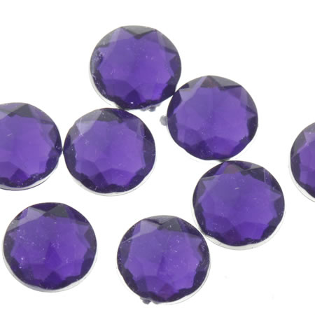 RHINE 10MM RND PURP 200PCS