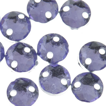 RHINE WH 6MM RND PURP 500PC