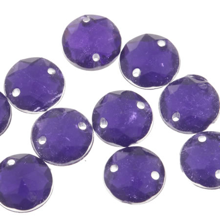 RHINE WH 10MM RND PURP 200PC