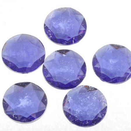 RHINE 22MM RND PURP 25PC