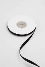 SATIN RIBBON 6MM BLACK