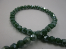 Crystal Round 4mm Op Green Ab +/-100pcs