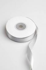 SATIN RIBBON 15MM SILVER GREY