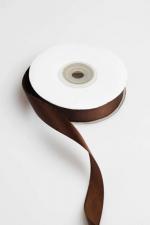 SATIN RIBBON 15MM DK CHOCOLATE