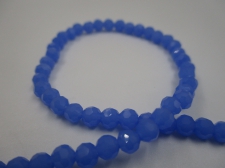 Crystal Round 4mm Op Blue +/-100pcs