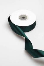 SATIN RIBBON 25MM BOTTLE GREEN