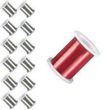 WIRE 0.25MM/RED 28M X 12